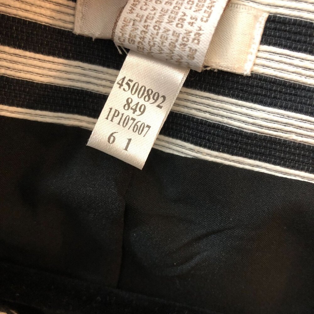 Chicos Striped Snap Button Asymmetric Blazer Jack… - image 5